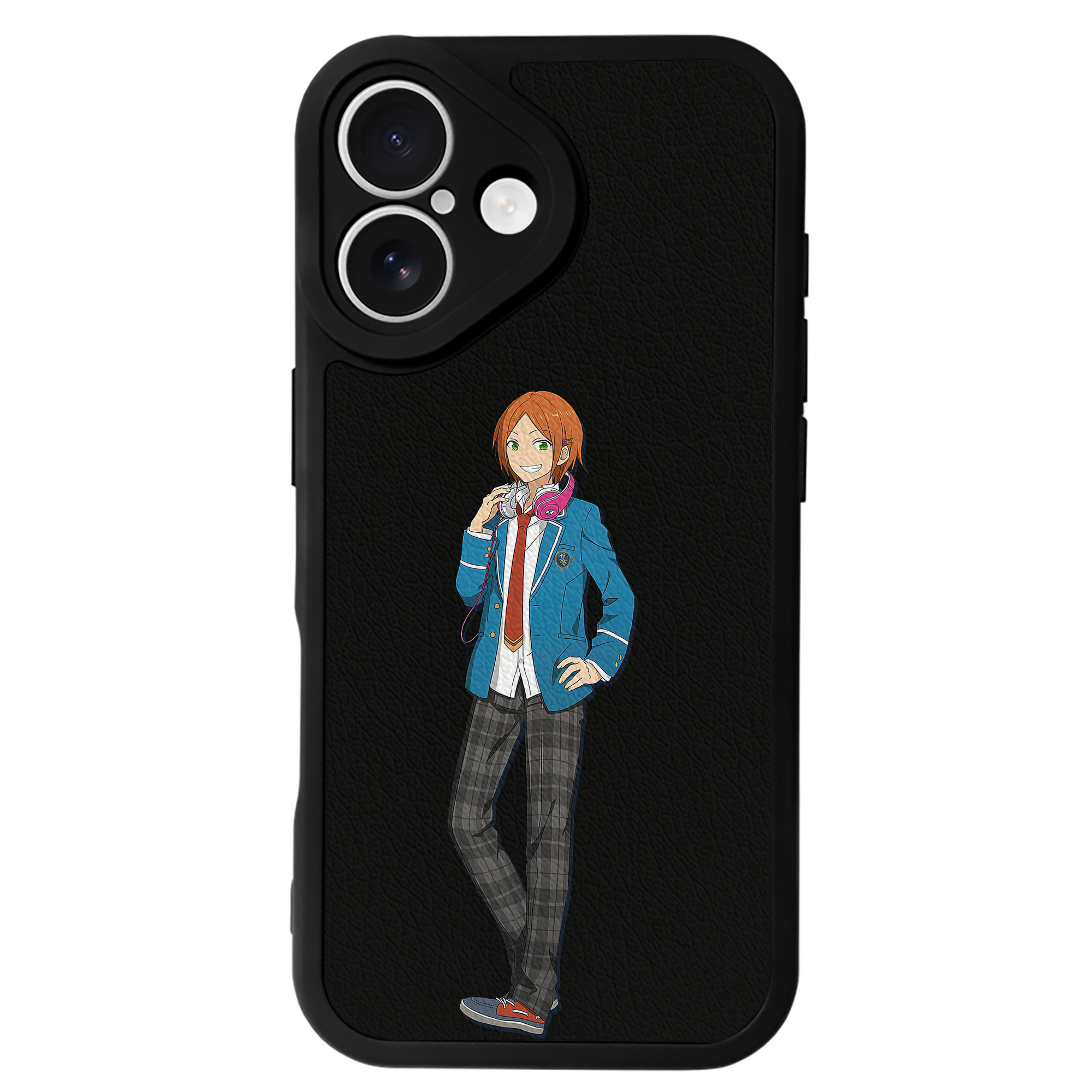 （画像用） あんさんぶるスターズ! Ensemble Stars 【iPhone 16シリーズ対応】シリコンスマホケース（レザー調） 材質：シリコン